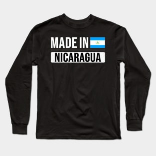 Made In Nicaragua - Gift for Nicaraguan With Roots From Nicaragua Long Sleeve T-Shirt